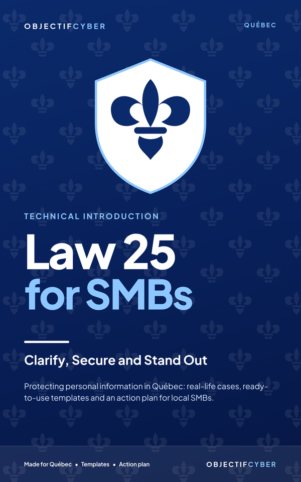 Cover of the book Law 25 for SMBs: Clarify, Secure and Stand Out